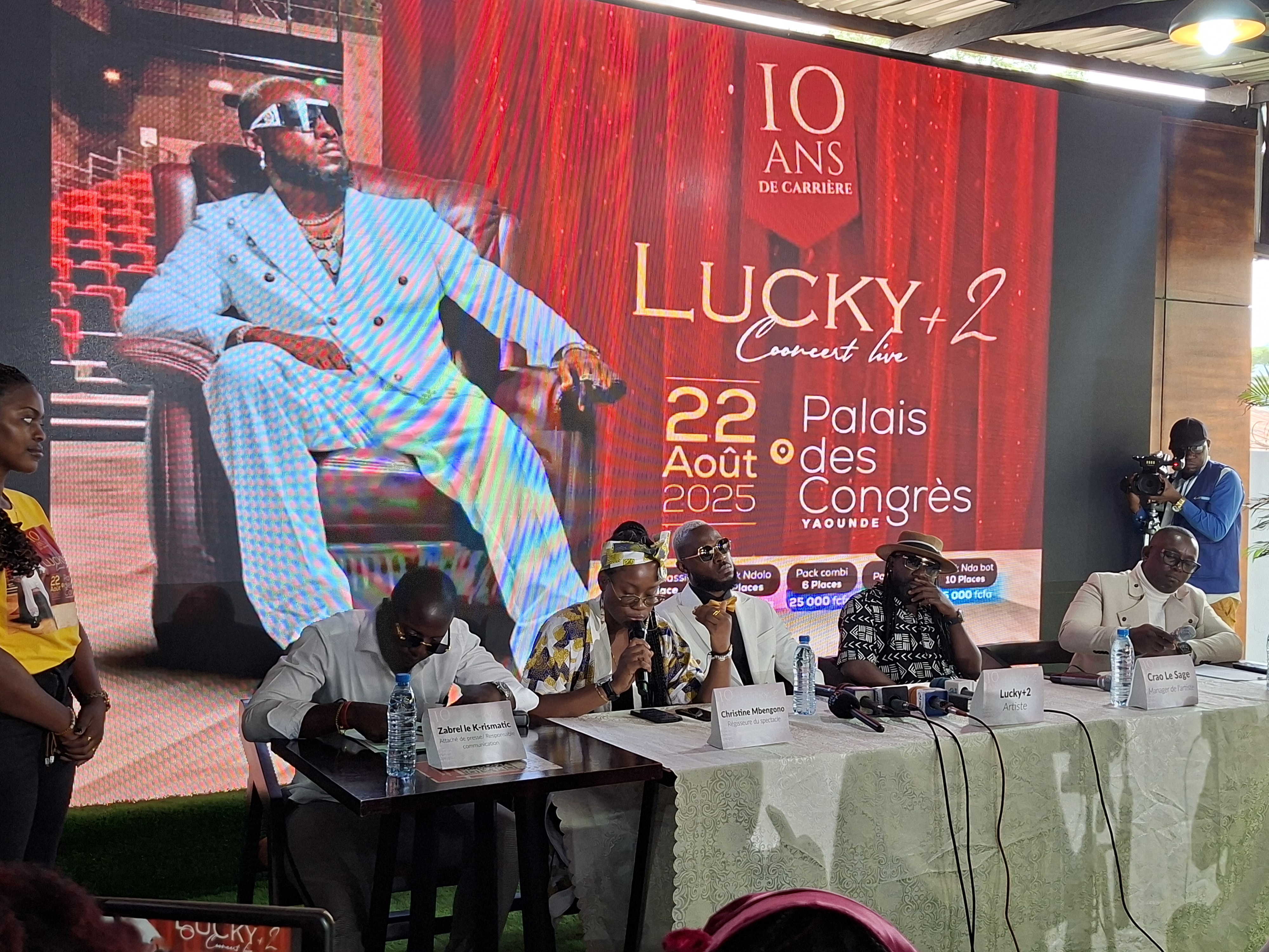 Lucky+2 célèbre 10 ans de carrière : cap sur un concert événement au Palais des congrès de Yaoundé le 22 Août prochain.